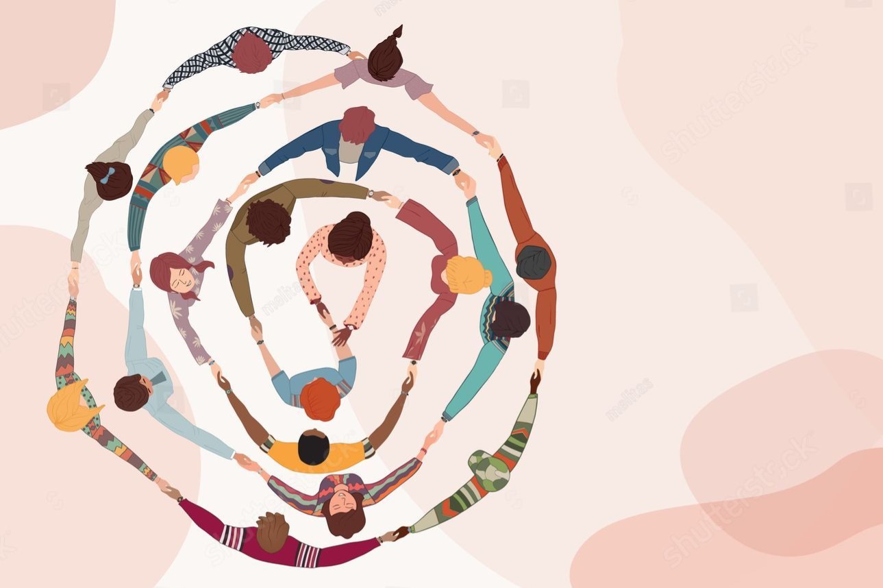 stock-vector-group-of-people-in-circle-from-diverse-culture-holding-hands-cooperation-and-teamwork-community-of-2094948694